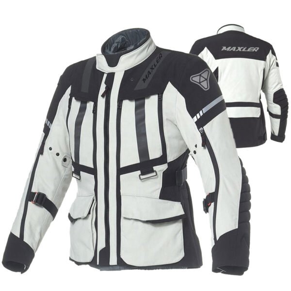 Stellan long textile motorcycle jacket wholesale B2B OEM manufacturer Maxler Motosport
