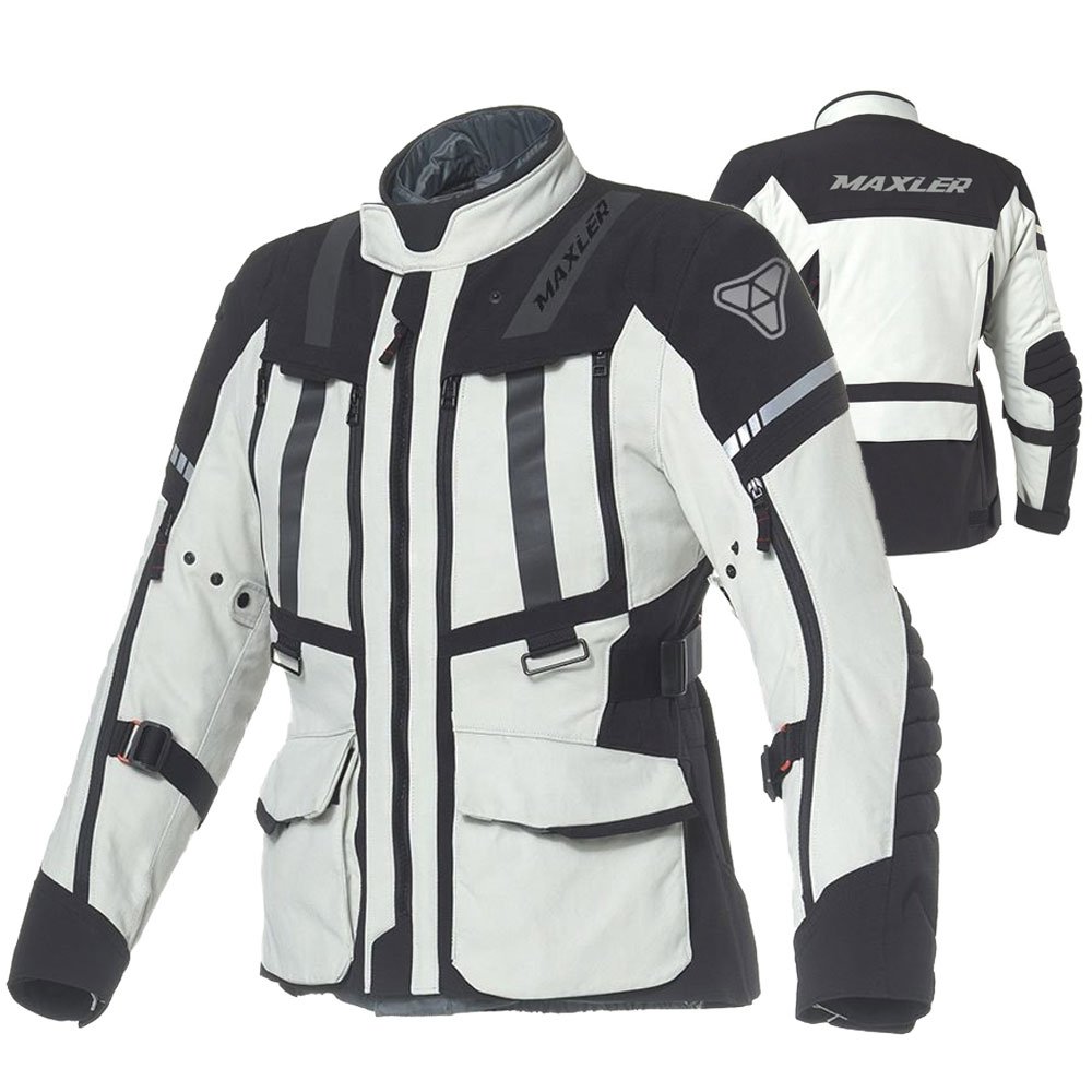 Stellan long textile motorcycle jacket wholesale B2B OEM manufacturer Maxler Motosport