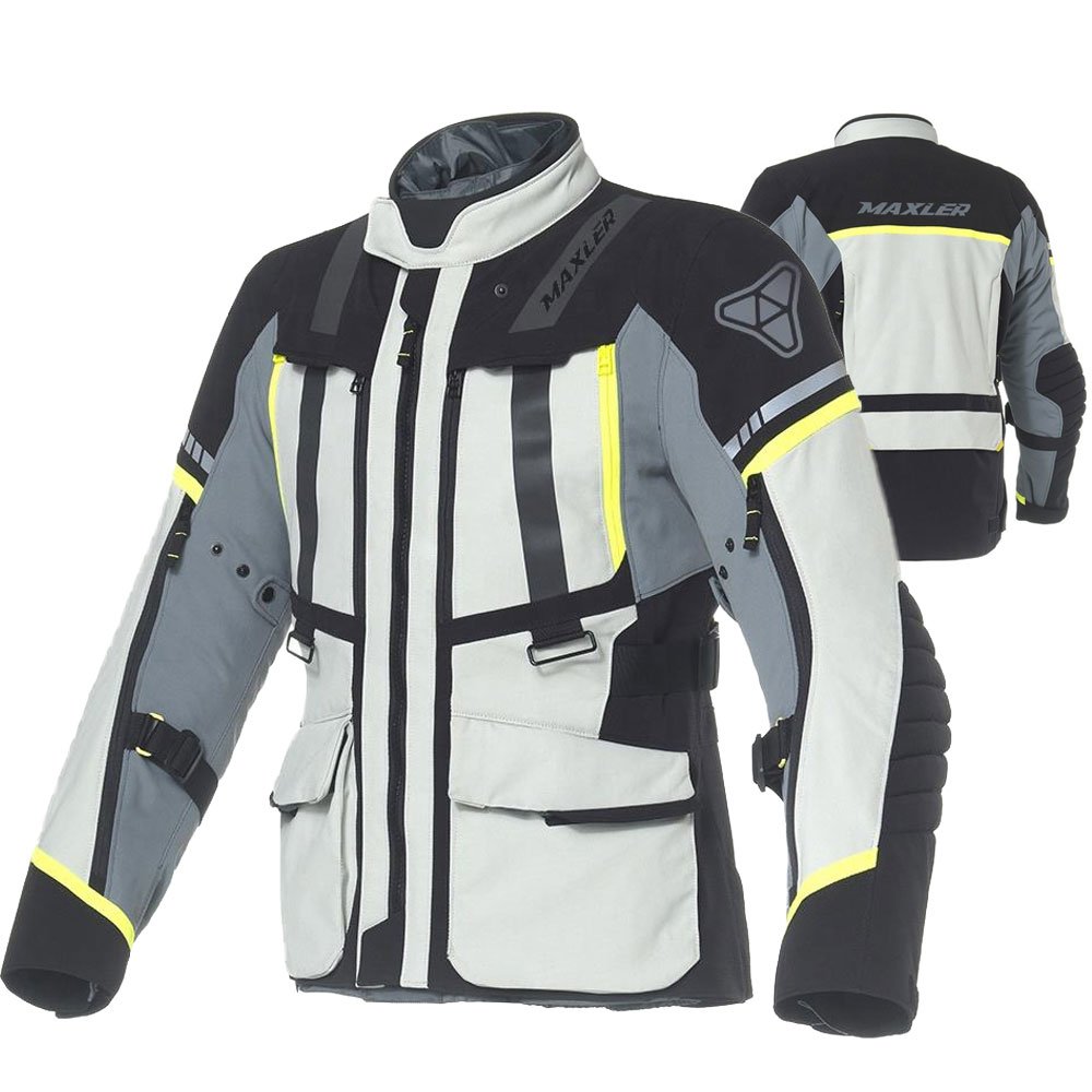 Rylan long textile motorcycle jacket touring B2B OEM manufacturer Maxler Motosport