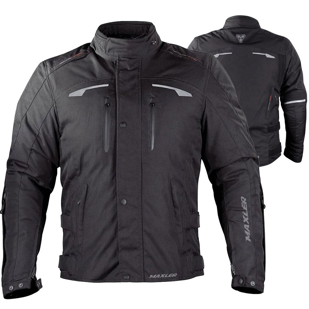 Drayn CE compatible textile motorcycle jacket OEM manufactured by Maxler Motosport