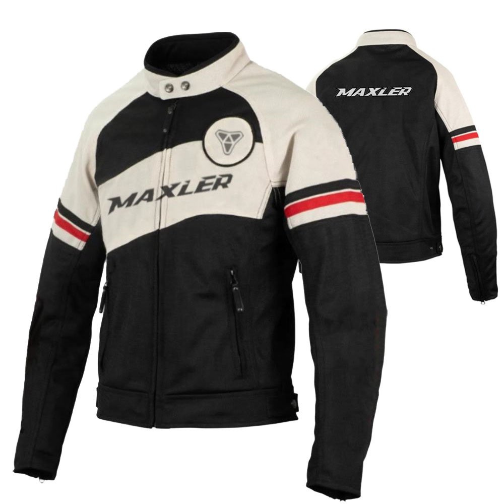 Ivern short textile biker jacket OEM manufactured by Maxler Motosport