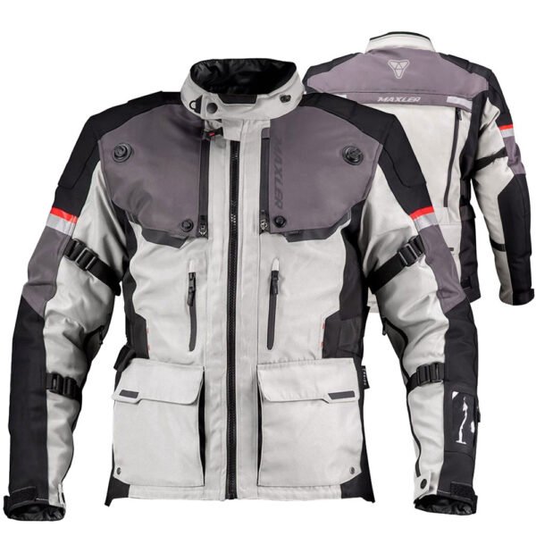 Orien long textile motorcycle jacket with armor B2B OEM touring manufacturer Maxler Motosport