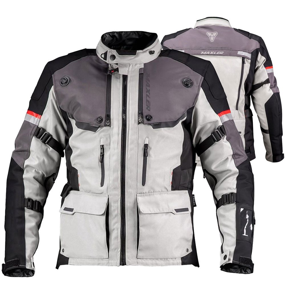 Orien long textile motorcycle jacket with armor B2B OEM touring manufacturer Maxler Motosport