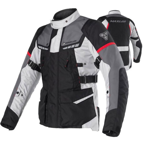 Maddox all season long textile motorcycle jacket B2B OEM touring manufacturer Maxler Motosport