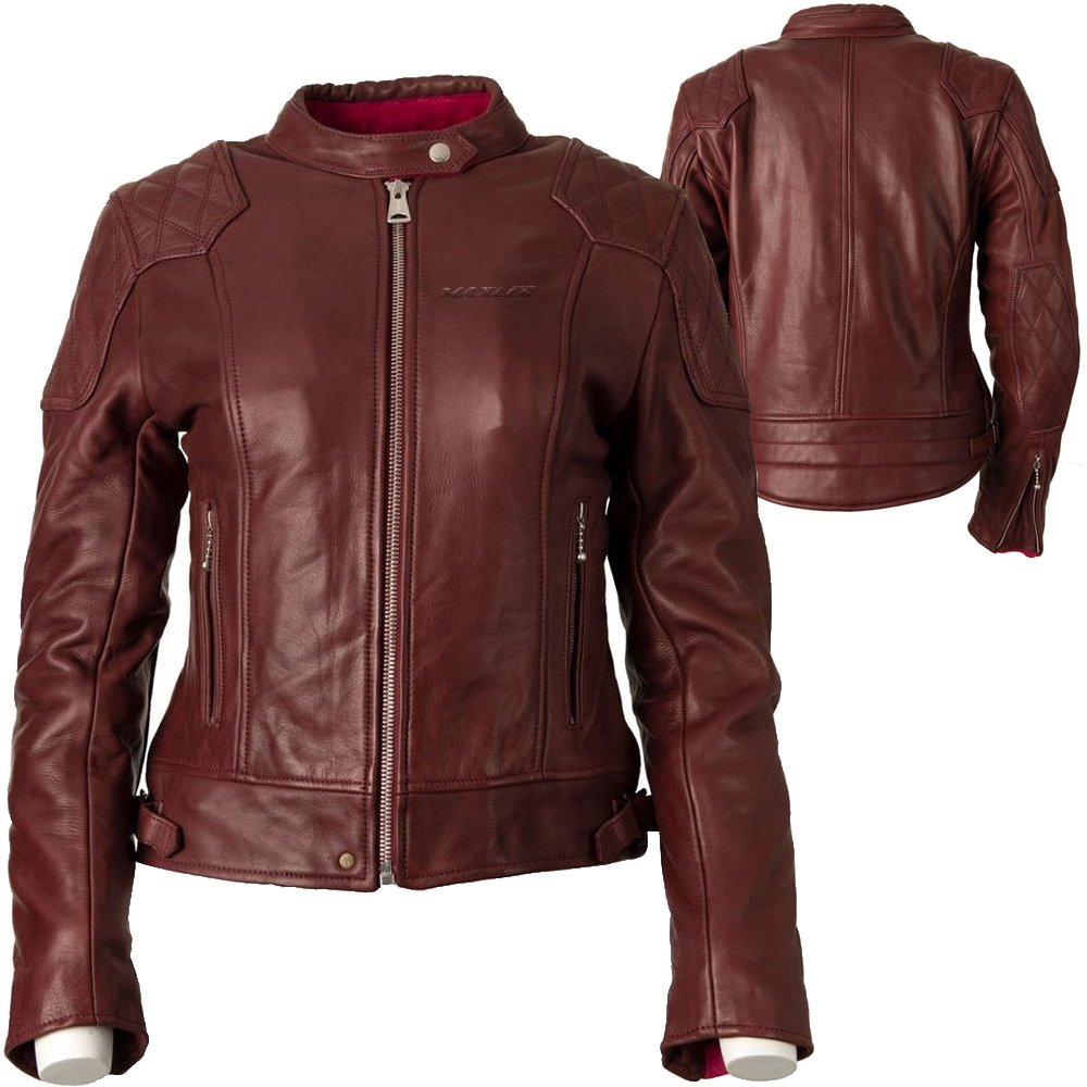 AEROVEX ROSE genuine leather jacket protective OEM cowhide 1.2–1.3mm CE ready bulk production