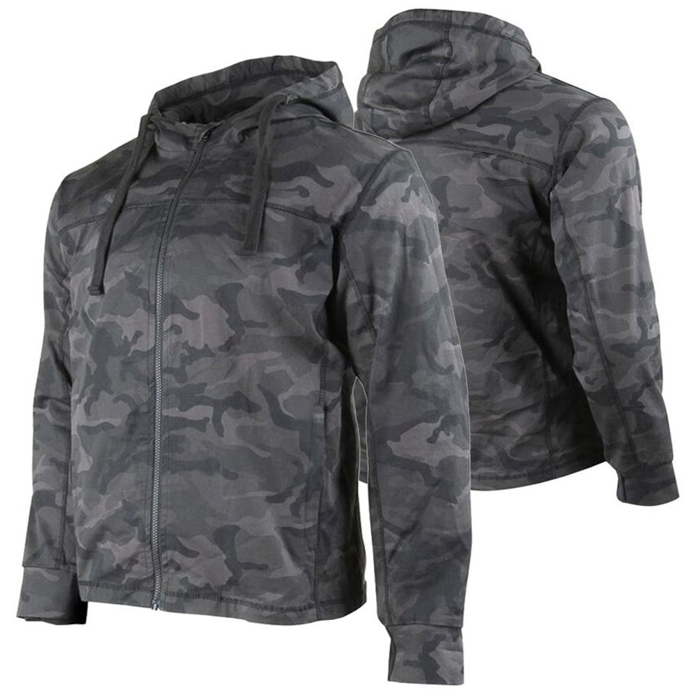 SCN 525 armored hoodies cotton fleece aramid reinforced motorcycle hoodie by Maxler Motosport