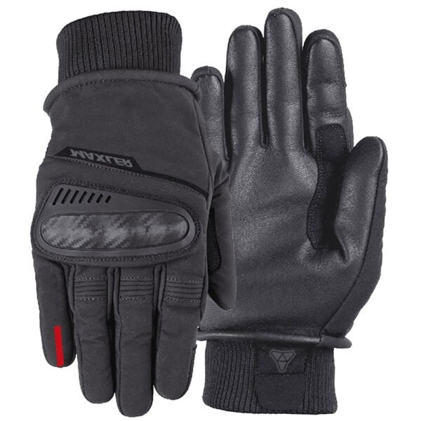 FALCON X short motorcycle gloves softshell gloves with synthetic leather palm by Maxler Motosport