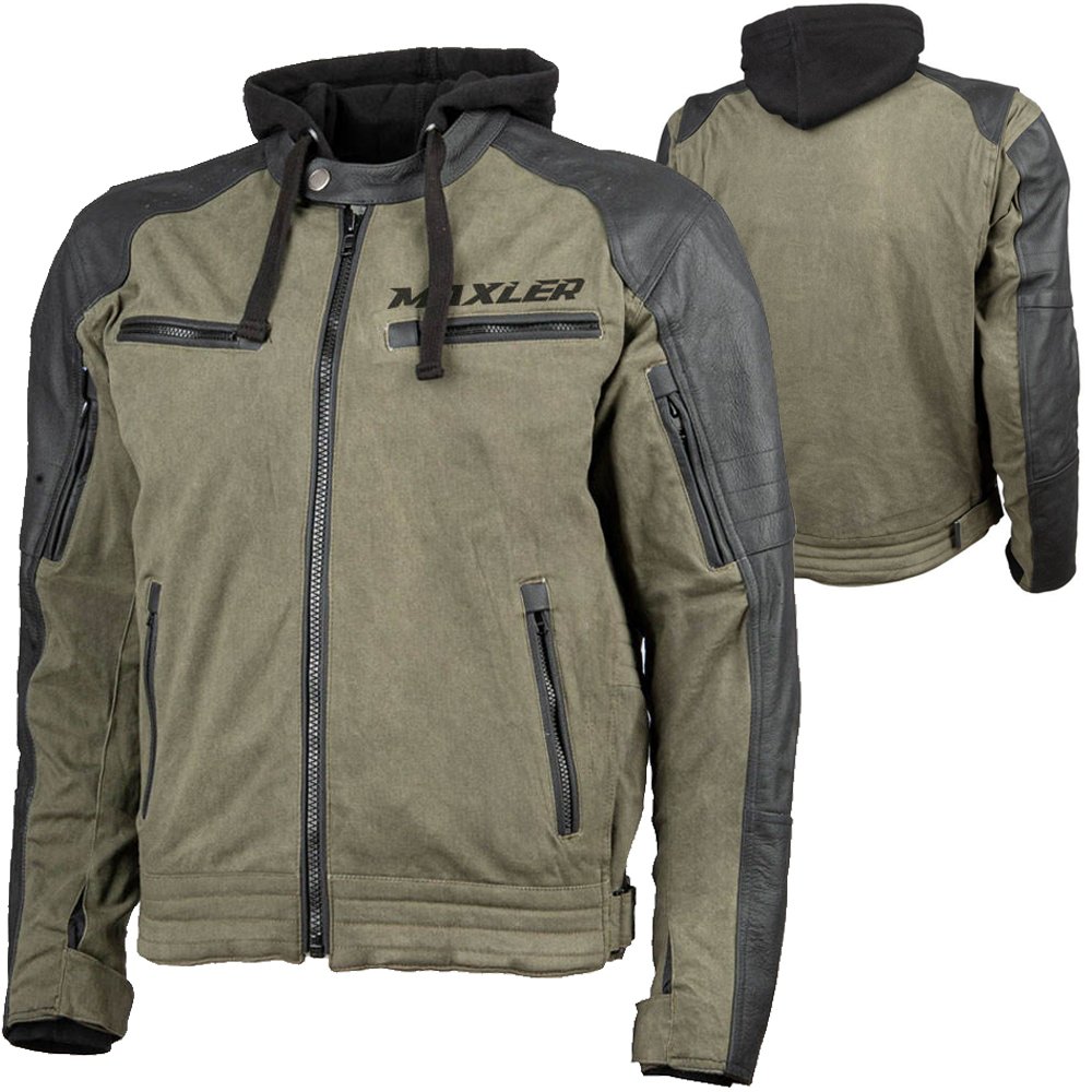 VALTERRA OYSTER EDITION double stitched motorcycle leather jacket hybrid waxed cotton cowhide OEM CE ready production