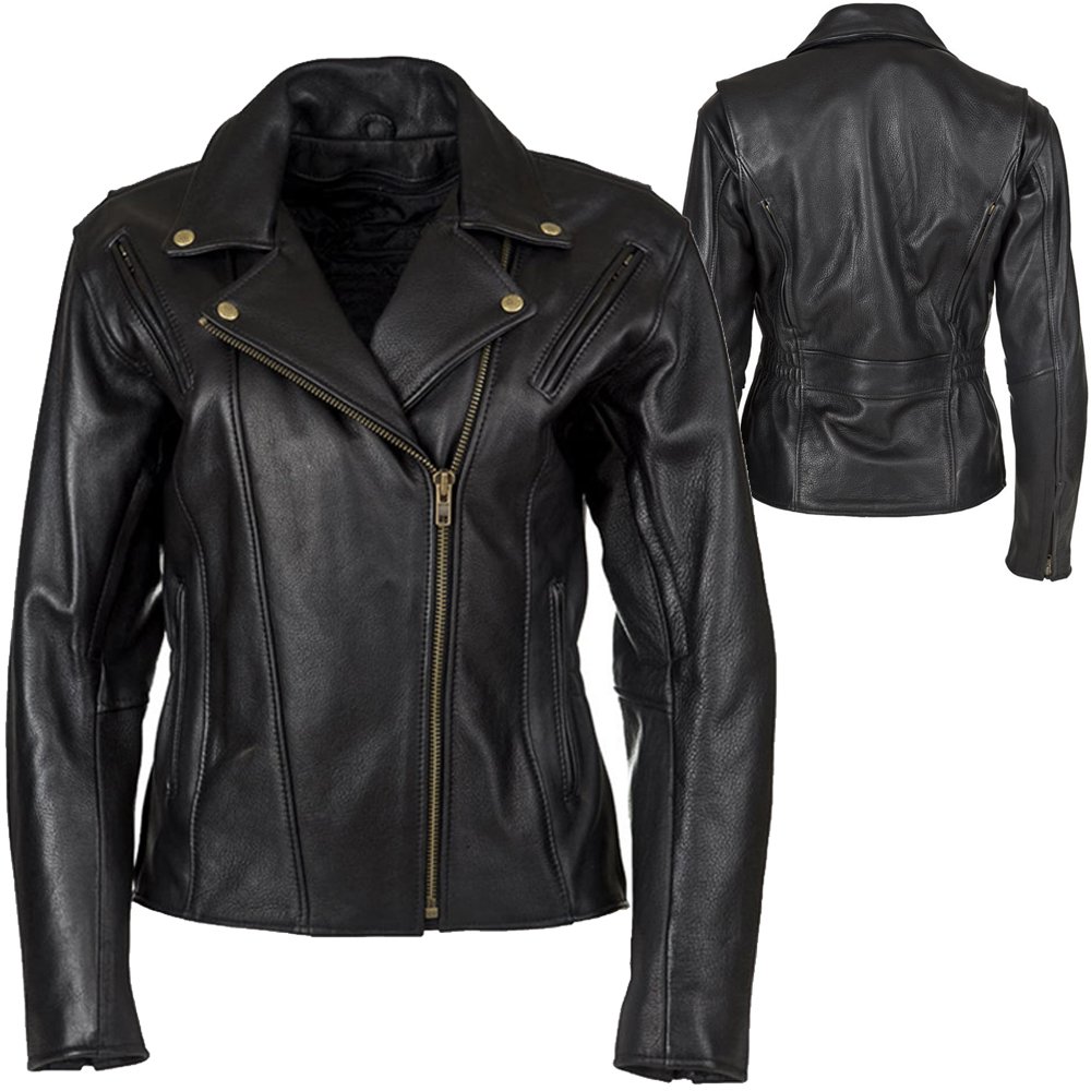 KINETIX 1.2mm cowhide motorcycle jacket OEM genuine leather CE ready bulk production