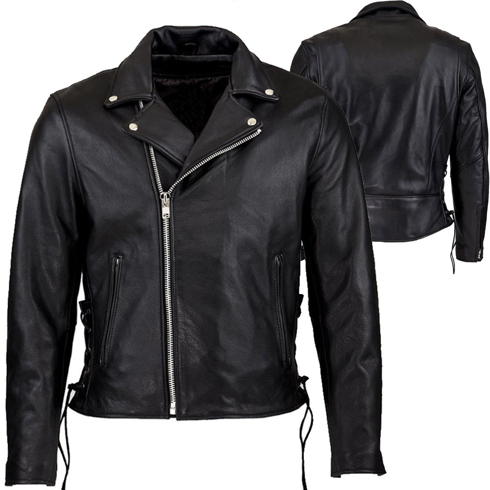 NIGHTWOLF custom motorcycle leather jacket manufacturer classic biker cowhide asymmetrical OEM CE ready production