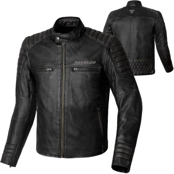 REVERON private label motorbike leather jacket quilted cafe racer 1.2–1.3mm cowhide CE ready OEM bulk production
