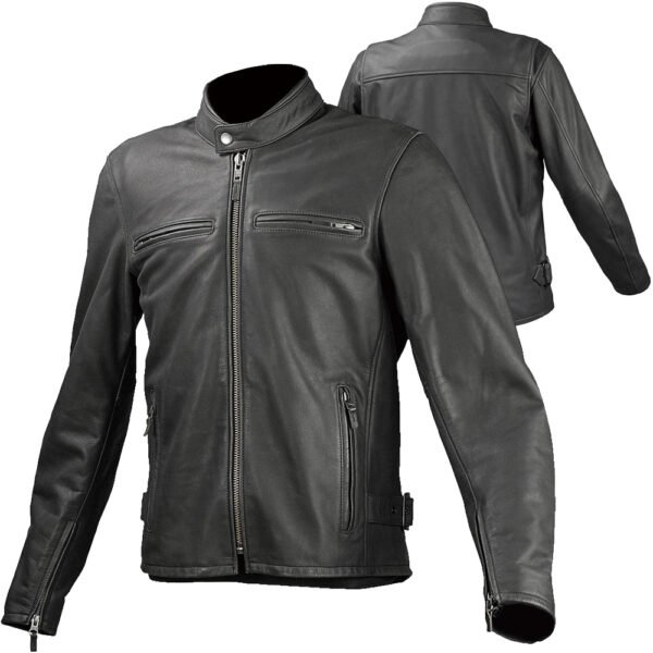 STREETLORD B2B motorcycle leather jackets cafe racer cowhide black OEM CE ready production