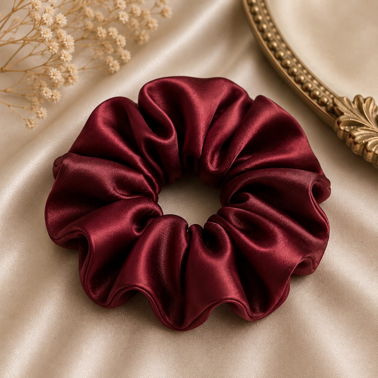 Stylish Silk Scrunchies Bundle for Girls 3 Stylish Silk Scrunchies Bundle for Girls - Image 3
