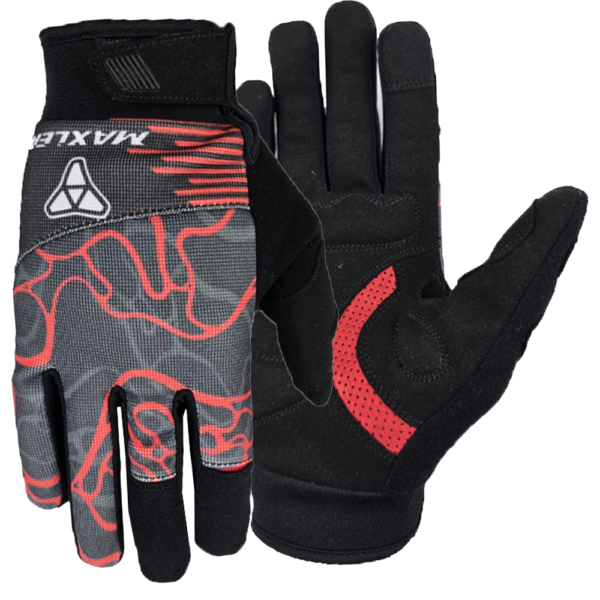 Maxler TrailForge Pro Custom MTB Cycling Gloves Manufacturer Full Finger BMX Bike Gloves