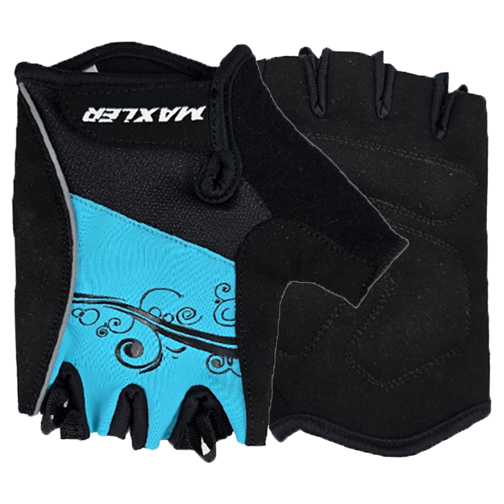 Maxler AquaMotion Pro Road Cycling Gloves Manufacturer Custom Padded Half Finger Bike Gloves