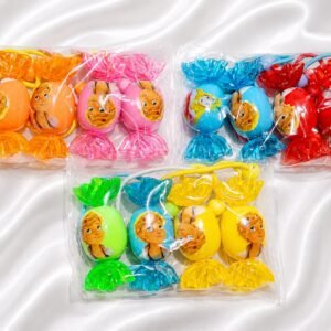 Pack of 4 Cute Candy Kids Hair Ponies