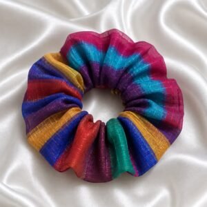 Printed Fabric Scrunchie